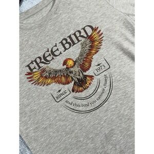Free Bird Tan Tshirts With Eagle Medium Men's